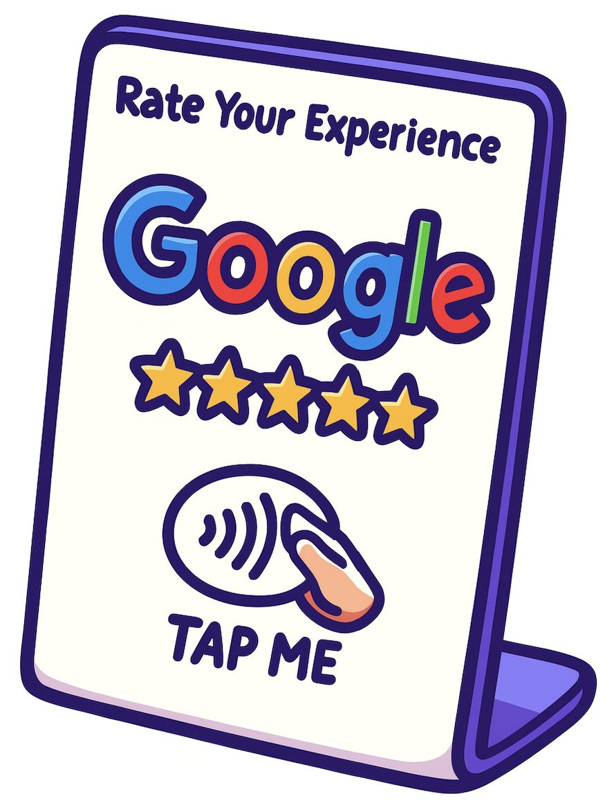 Google Reviews Stand